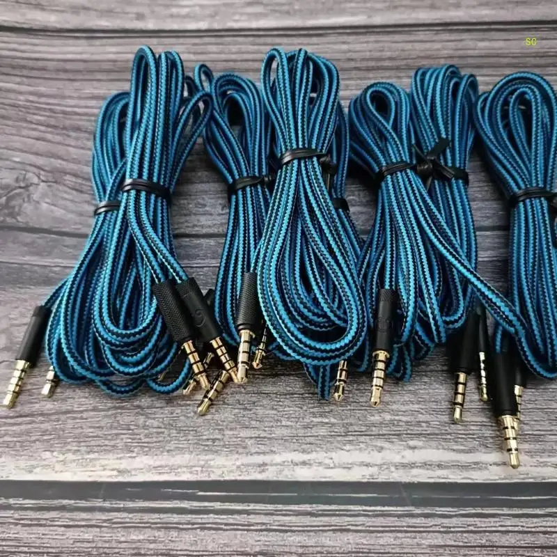 ขยายคุณภาพเสียงสายเคเบิลขดยืดหยุ่นสำหรับ G233 G433 GPRO GPROX ชุดหูฟัง Dropshipping