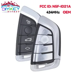 DIYKEY OEM N5F-ID21A do BMW 3 5 6 7 X3 X5 X7 G Series G11 G30 G32 2018 2019 2020 2021 Smart 434MHz ID49 Proximity Key Remote