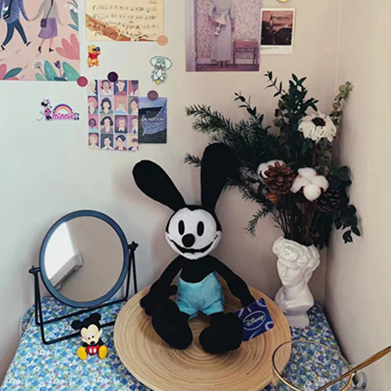 40/55cm Oswald Lucky Rabbit Hot Sale Plush Toy Stuffed Animal Dolls Kids Baby Accompany Doll Birthday Special Gift Collection