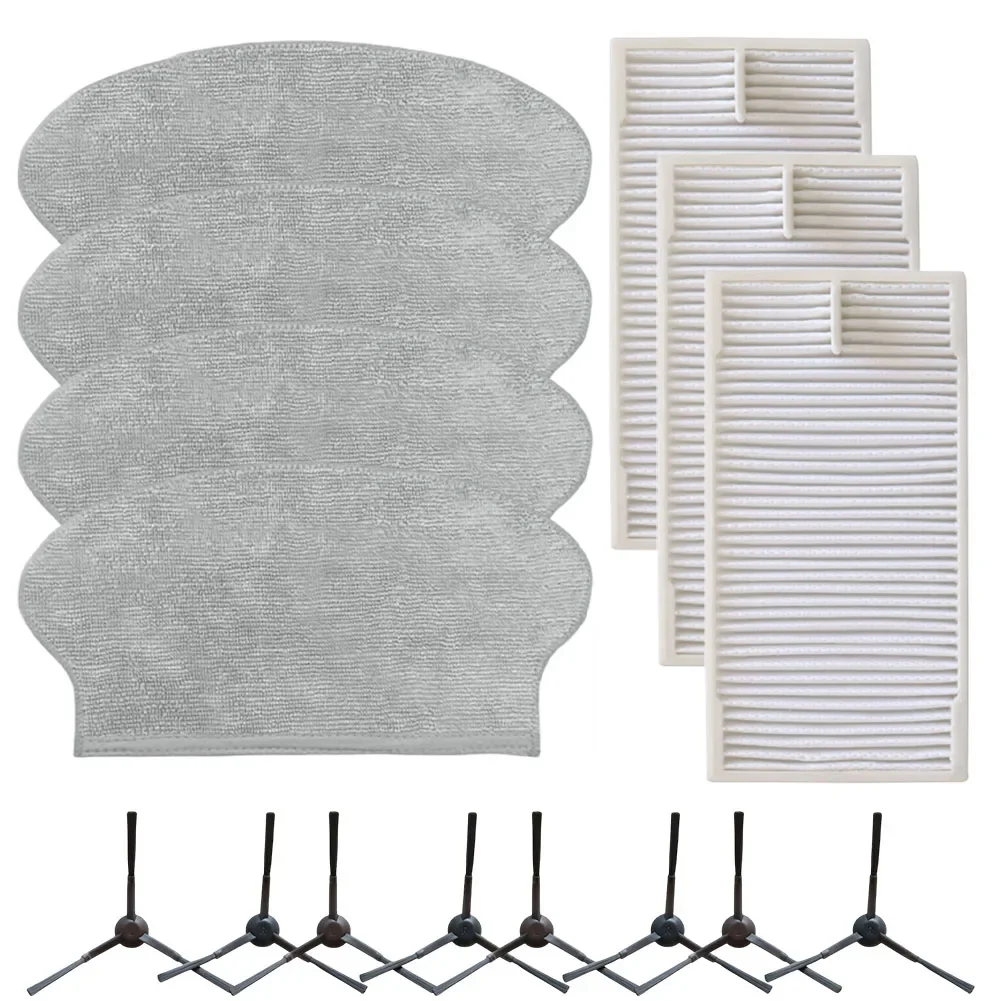 

New Filter Mop Cloth Side Brushes For Eureka-NER600 Vacuum Cleaner Replacement Parts Kitchen Gadgets Cleaning Tools Supplies