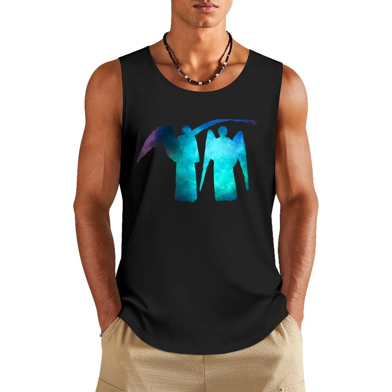 Angels at the Beginning Tank Top summer 2024 Body man