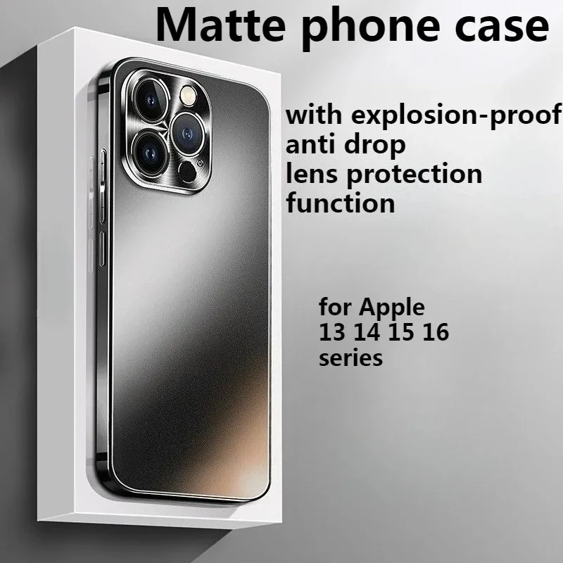 

Phone Case with Prevent Fingerprints Drop Protection Frosted Finish Fashionable and Durable IPhone 15 16 14 13 Pro Max Series