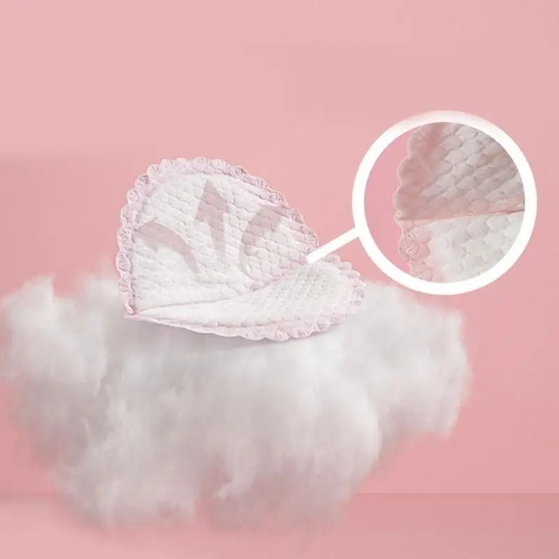 581F 30 قطعة من وسادات الرضاعة للاستعمال مرة واحدة للرضاعة الطبيعية، وسادات حليب الرضاعة الطبيعية الناعمة، ماصة ومريحة