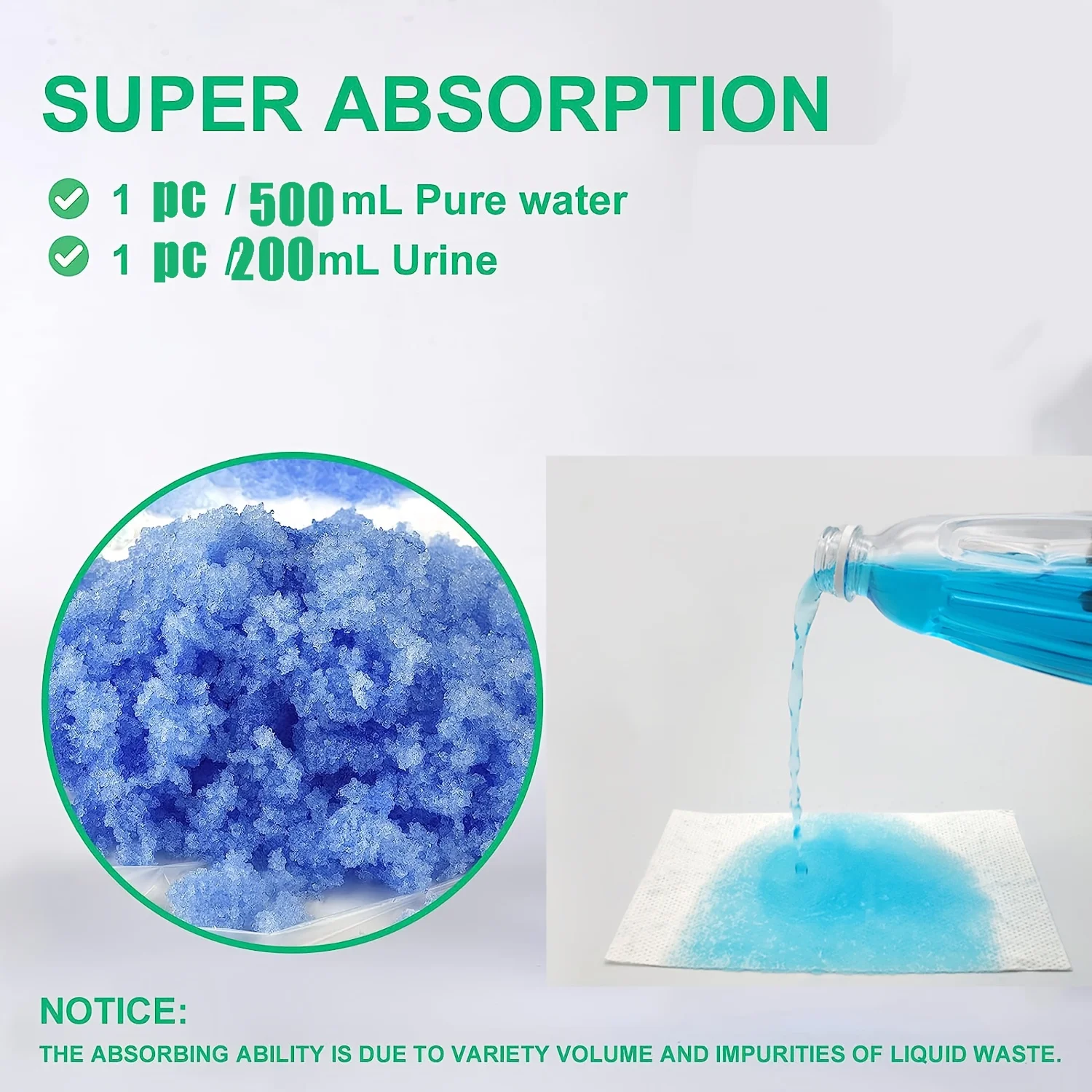30pcs of Camp Toilet Urine absorbent paper Portable Camp Toilet gel Outhouse Toilet Gel Deodorizing and deodorizing drying paper