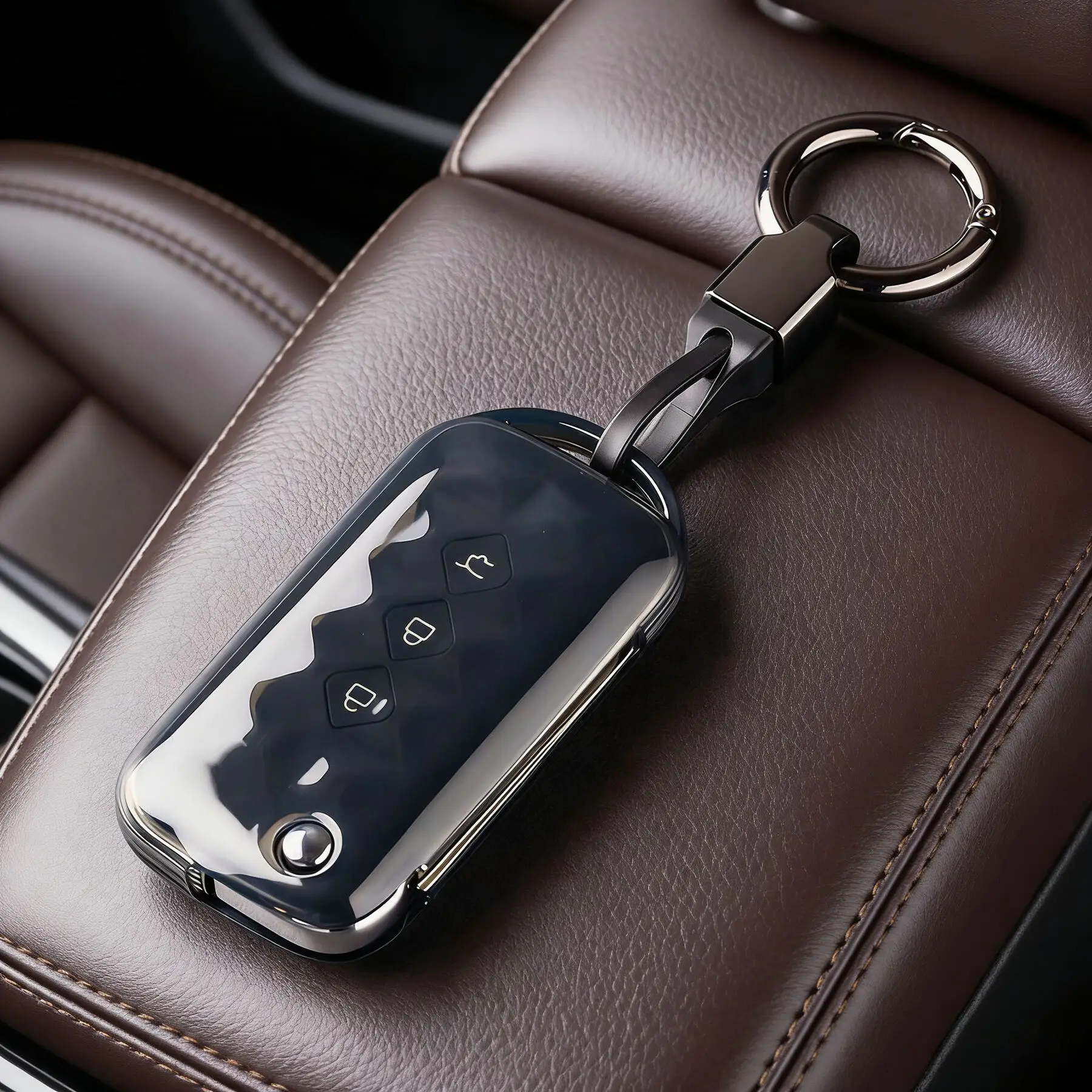 Funda protectora de Tpu suave para Chevrolet Captiva 2023 2024 Aveo Captiva 2024, llavero, soporte para llaves, funda para llaves
