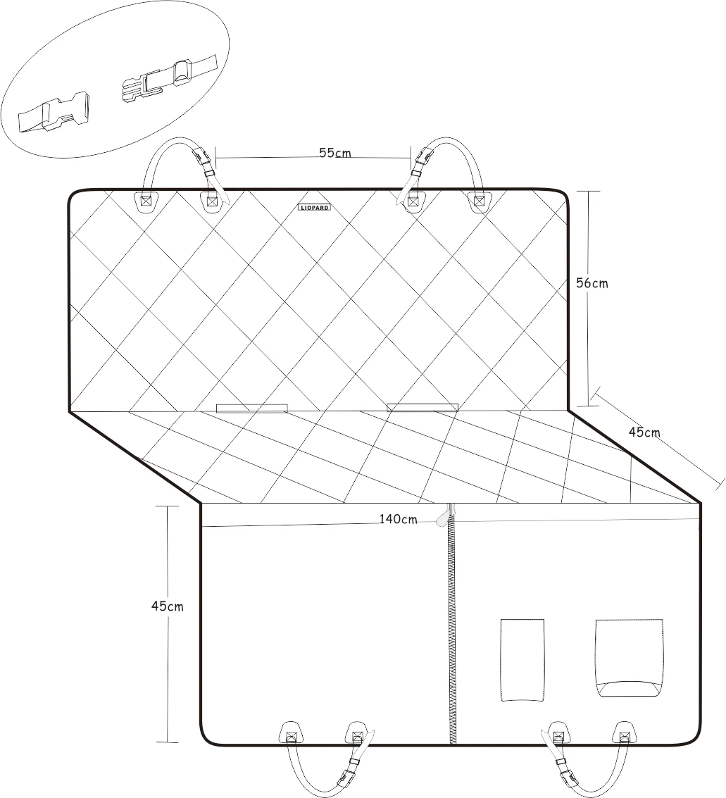 مريحة وسريعة قابل للغسل حزام أرجوحة مقاوم للماء مقاوم للخدش دعم كلب غطاء مقعد السيارة غطاء مقعد السيارة الحيوانات الأليفة