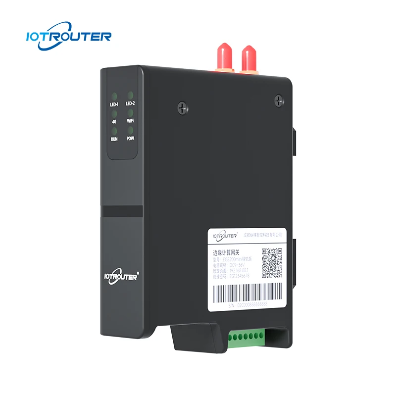 4G Smart Edge Gateway RS485 Modbus Industrial PLC Data Transmission for Remote Monitoring Communication Networking MQTT Protocol