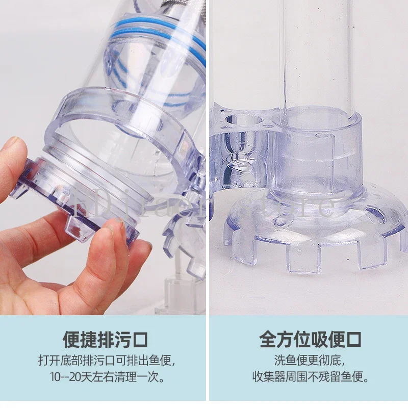 Aquarium magic tool Fish toilet three-in-one circulation pump, automatic feces suction and upper filtration are super worry free