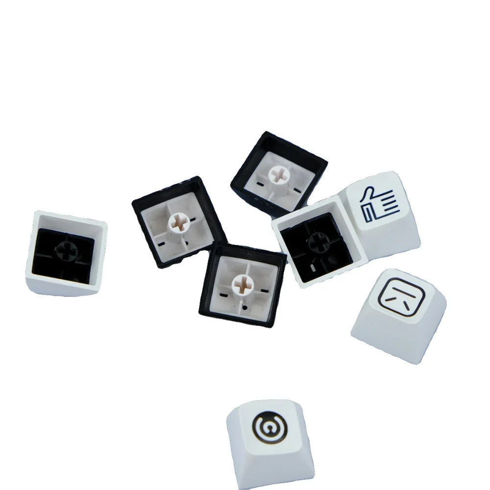 PBT two-color keycaps SA high Wob theme full set of two-color injection molding customized mechanical keyboard