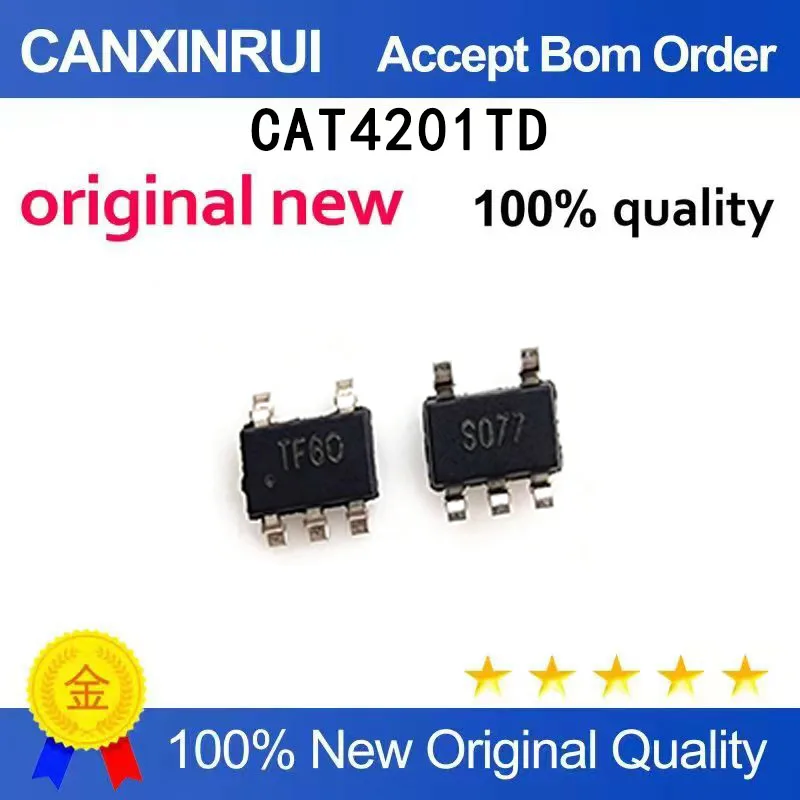 

(5-100 PCS) New stock CAT4201TD-GT3 CAT4201TD silk screen printing: TF7A SOT23-5