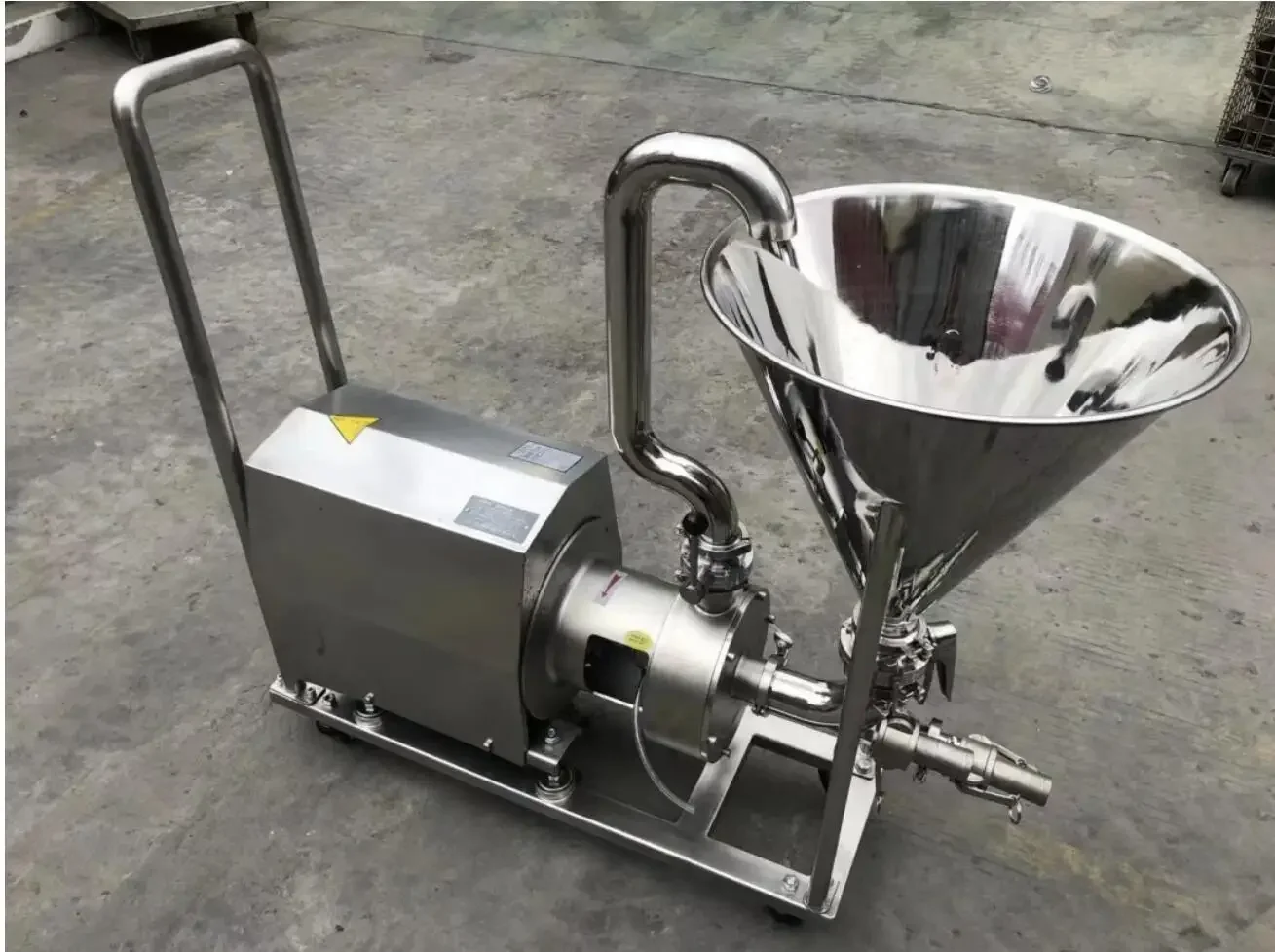 Trl3-210 75HP 55kw Food Grade AISI316L Wenzhou Xusheng Food Industry Dairy Products Pipeline High Shear Dispersing Emulsifier