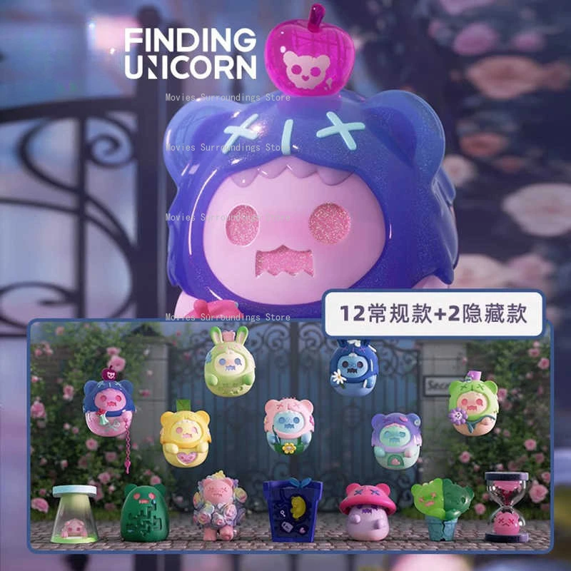 

Original Ghost Bear Shinwoo The Secret Bear Garden Blind Box Action Figure Figurines Confirm Style Toy Fans Birthday Collectible