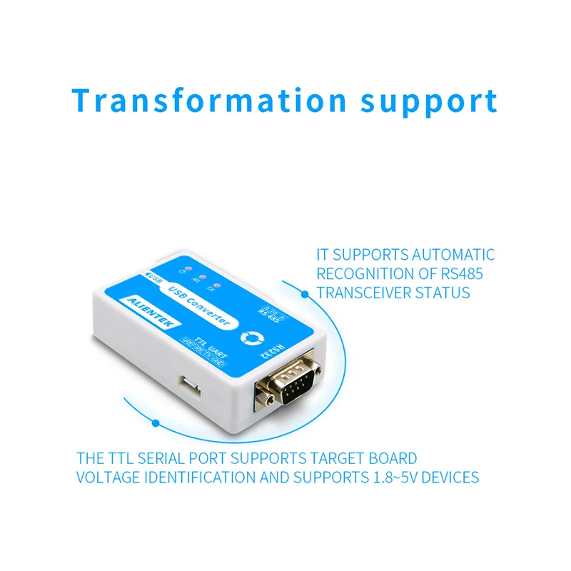 ALIENTEK USB to Serial Port Converter  3 in 1 USB to RS232 to RS485 to TTL to 232 485 TTL Communication Module Serial Cable