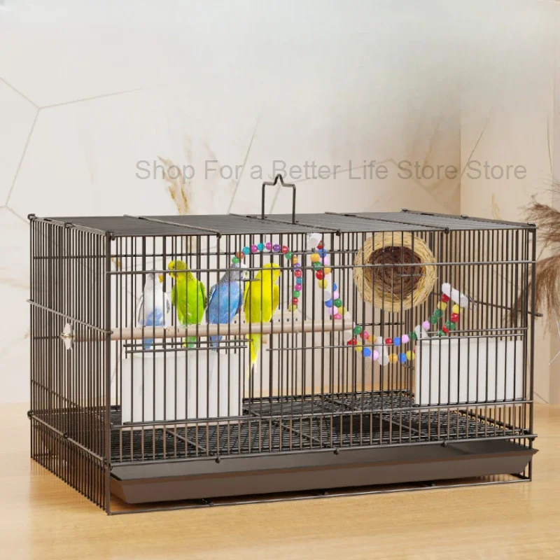 

Canary Aviary Chicken Bird Cage Accessories Large Portable Outdoors Bird Cage Feeder Jaula Decorativa Pet Products RR50BC