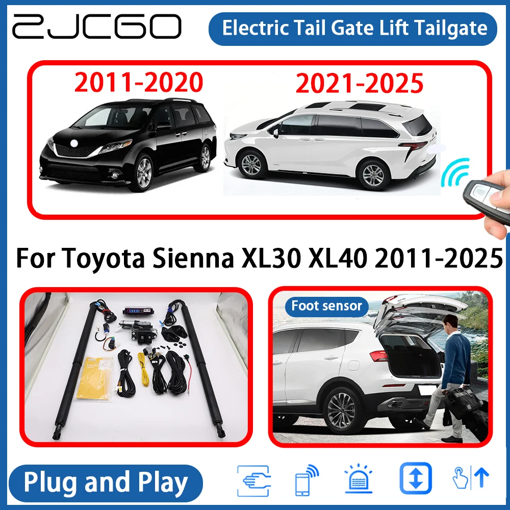 

for Toyota Sienna XL30 XL40 2011-2025 Automatic Powered Tailgate Power Liftgate Electric Tail Gate Lift Assisting System