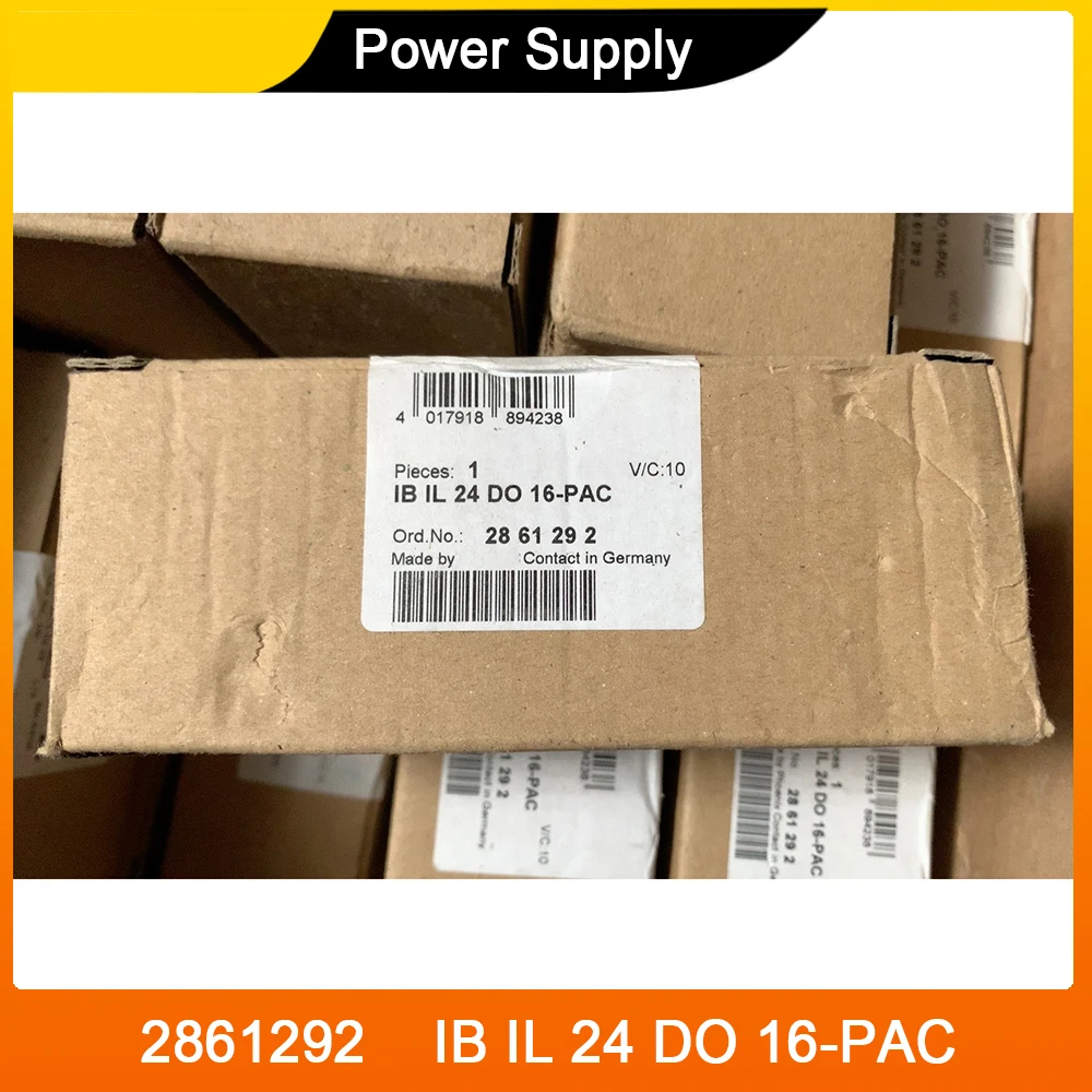 New 2861292 IB IL 24 DO 16-PAC For Phoenix Contact Power Supply 24V 500MA