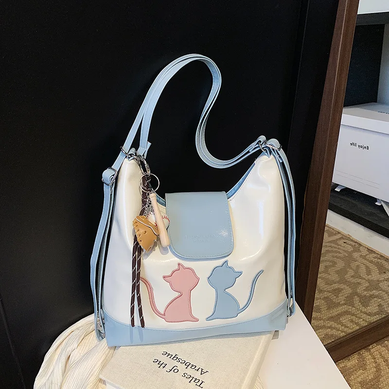 

Весна 2025 года, новый нишевый дизайн, милая сумка через плечо для женщин, повседневная свежая студенческая дорожная сумка