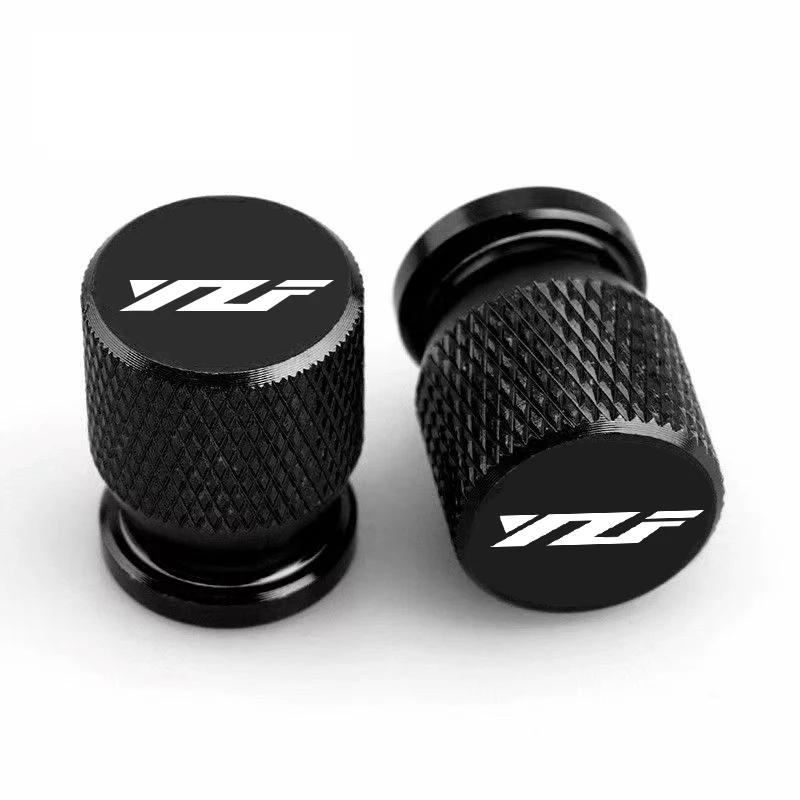 For Yamaha YZF R3 R25 R6 R1 R125 250 2PCS Aluminum Motorcycle Tyre Valve Cap Dustproof Universal