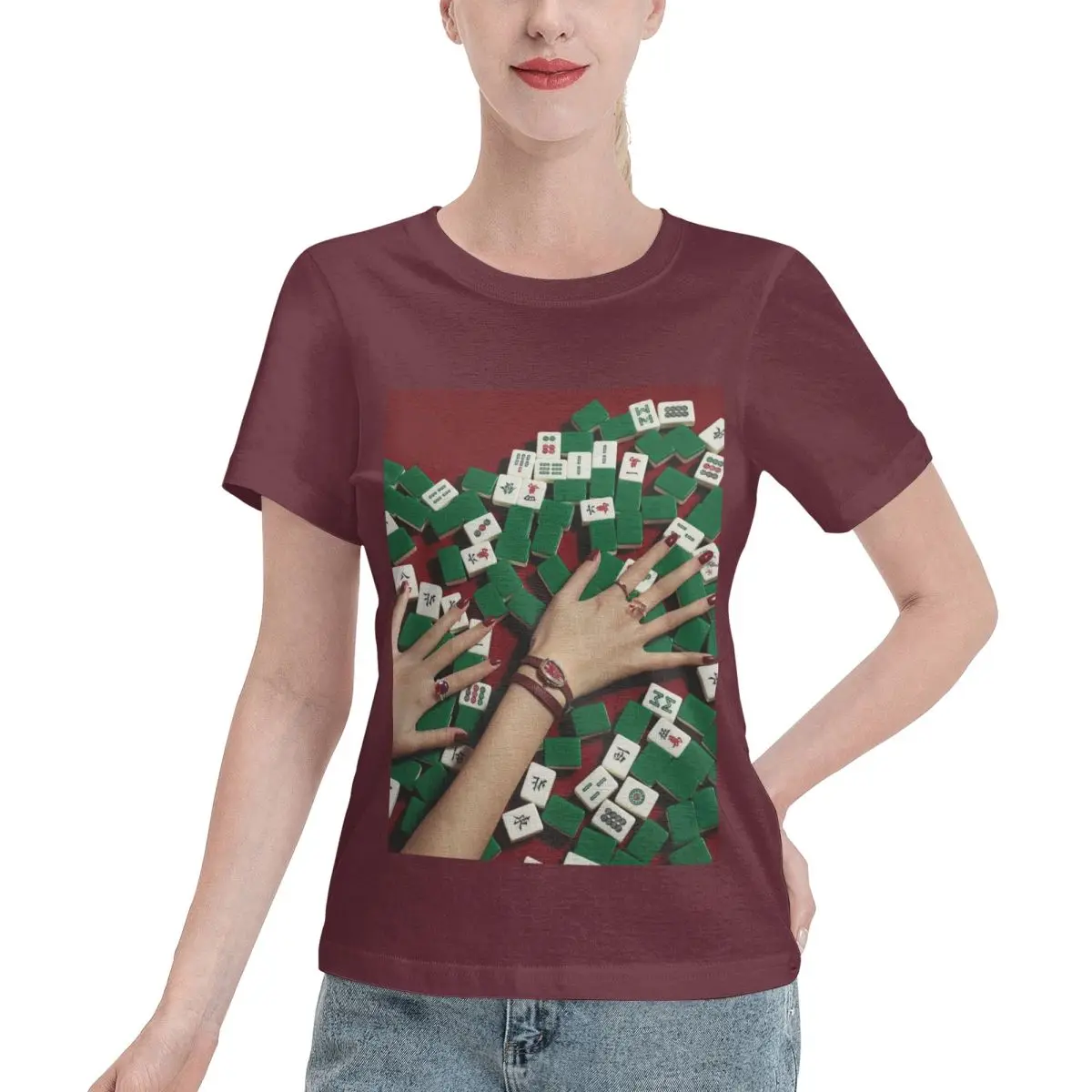 

Chinatown_19 Luxury T Shirts for Women's Summer Print Shirt Cotton High Quality Clothing Streetwear