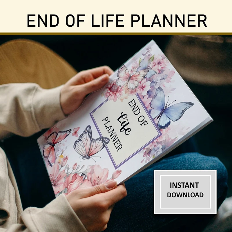 Large Capacity End Of Life Planner Funeral Planning Book Comprehensive In Case Of Final Arrangements Binder Organization Notepad