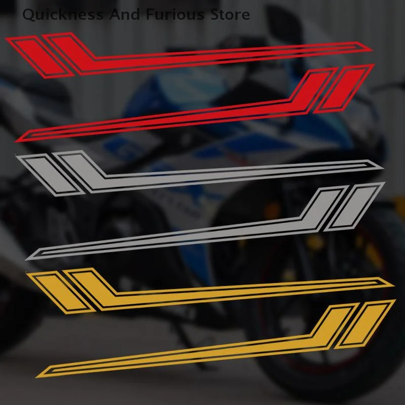 

【MO】Motorcycle Front Comb Universal Stickers Motor Body Reflective Waterproof Decal For R1 R3 Mt07 Mt09