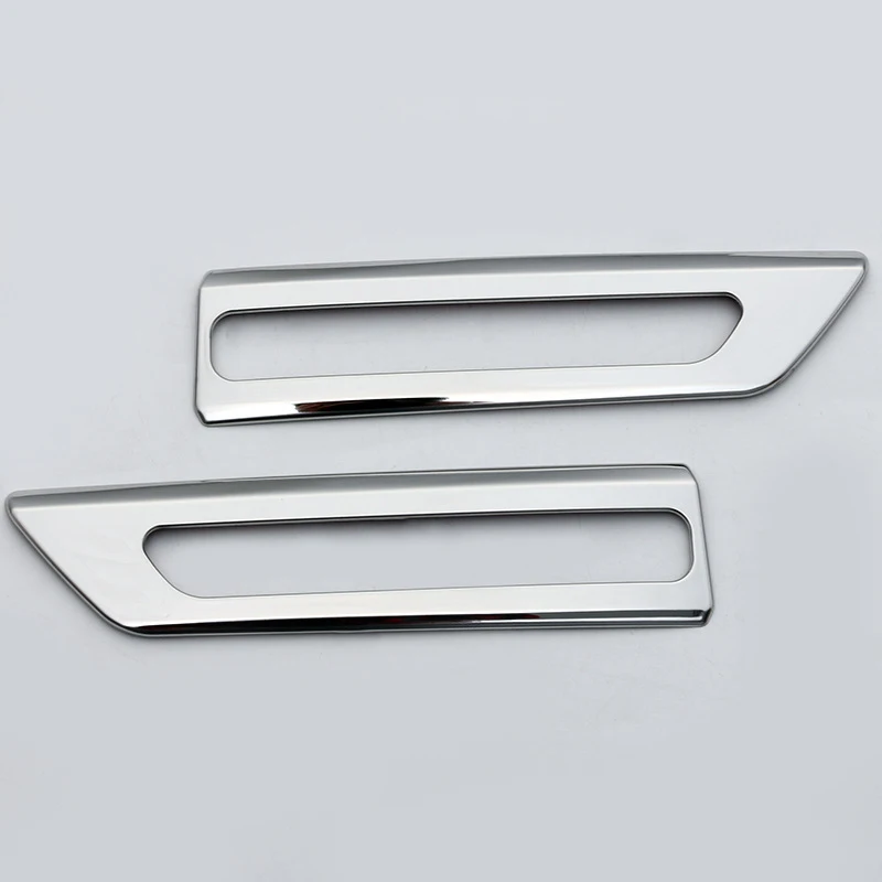 2PCS Stainless Steel Car Fog Lamp Lights Cover Protectors Trim Turn Signal Frame Sticker For Toyota Raize A200A/210A