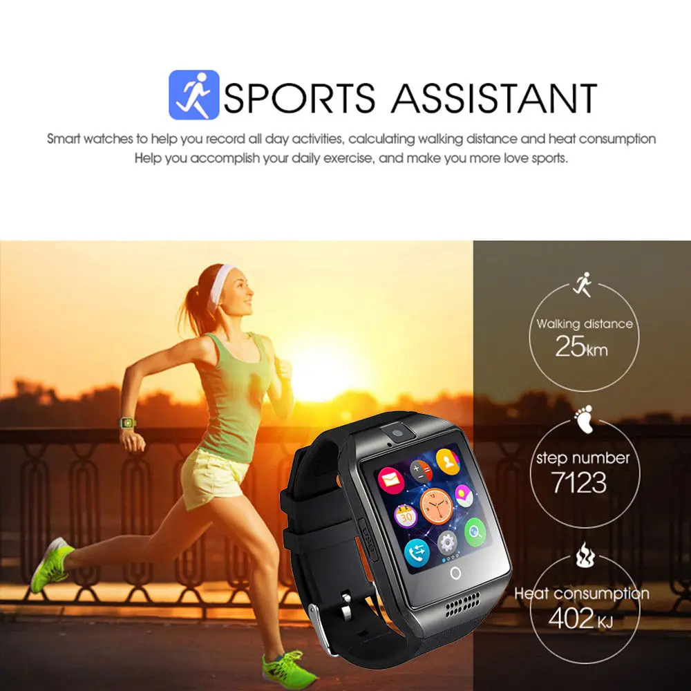 Bluetooth Smart Watch With Camera Women Men Smartwatch For SIM TF Card Slot Fitness Activity Tracker Sport Watch Android Watches