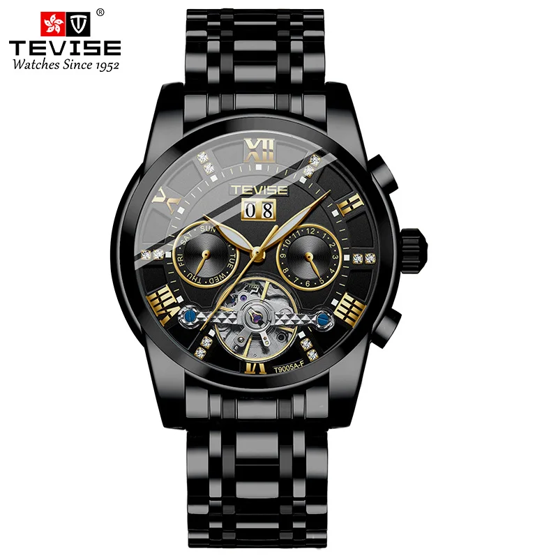 official-websiteSwiss BrandTEVISEPopular 's Men's Fashion Mechanical Watch Multifunctional Waterproof Famou