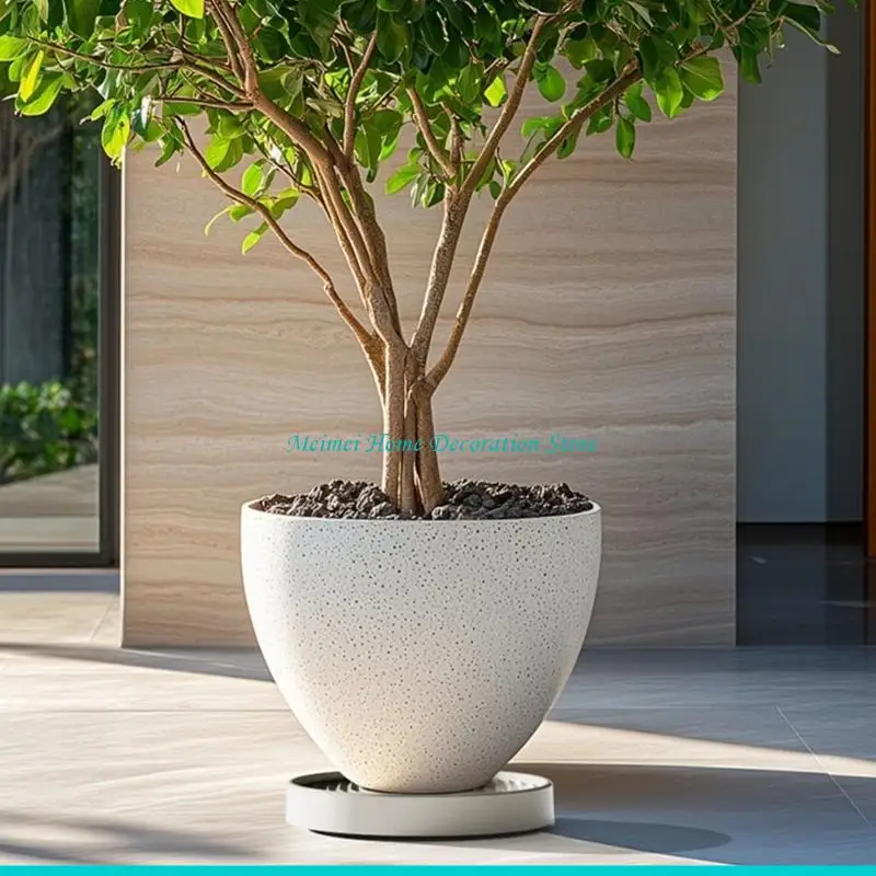 H7BF Multifuntional Plant Roller Tray Plant Transport Tray Mobile Plant Stand for Convenient Relocation of Potted Plant