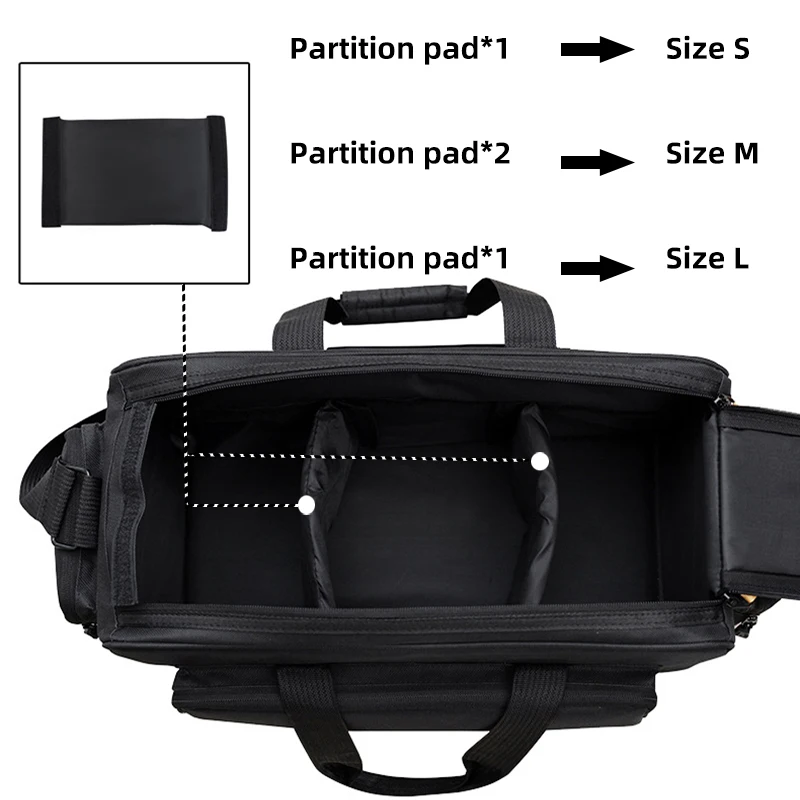 Oxford Fabric Shoulder Bag Handbag with Strap for 198P 1500C 2500 HDV Camcorder DSLR Cameras Photography Accessories Bag