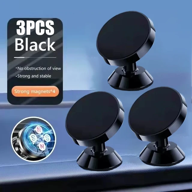 Magnetischer Autotelefonhalter, Magnethalterung, mobiler Handy-Ständer, GPS-Unterstützung für iPhone 14, 13, 12 Pro, Xiaomi, Huawei, Samsung, Oneplus