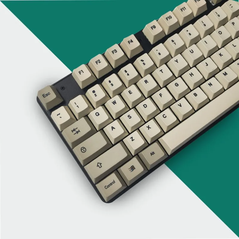 Gmk9009 hangul keycaps estilo retro personalizado pbt corante-sub russo japonês tailandês coreano cereja keycaps para teclado mecânico de jogos