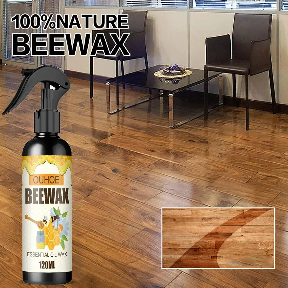 Natural Micro-molecularized Beeswax Spray Beeswax Spray Tables Cabinets Furniture Fast Scratch Repair Polishing Furniture W F3l6