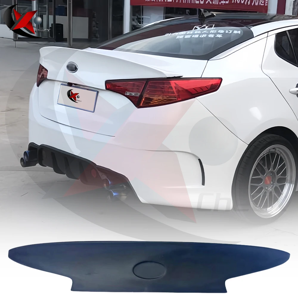 For Kia K5/Optima 2010-2012 WLAD Style Rear Spoiler Made Of Pure Carbon Fiber Material Car Trunk Lid Decorative Cover Plate