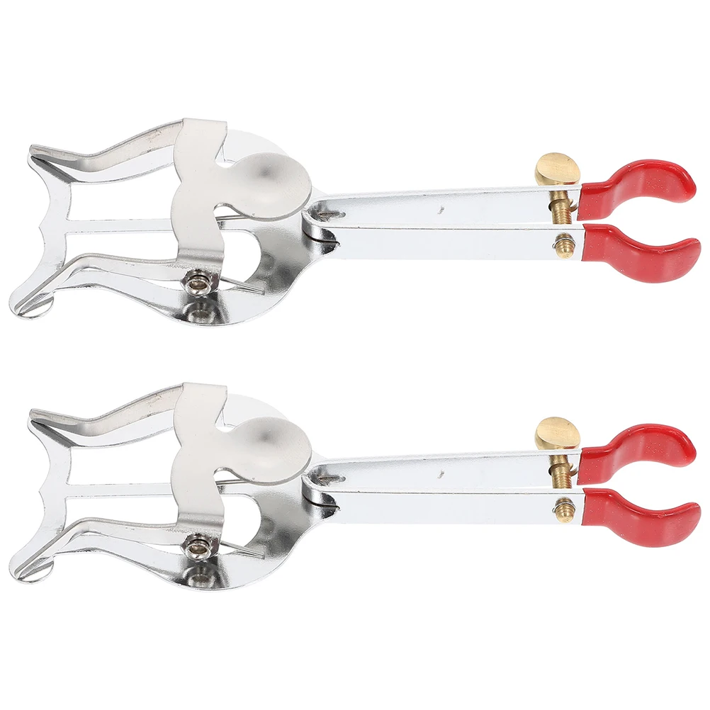 

2 Pcs Lyre Trumpet Marching Clamp Bookend for Iron Holder Clarinet Score Band