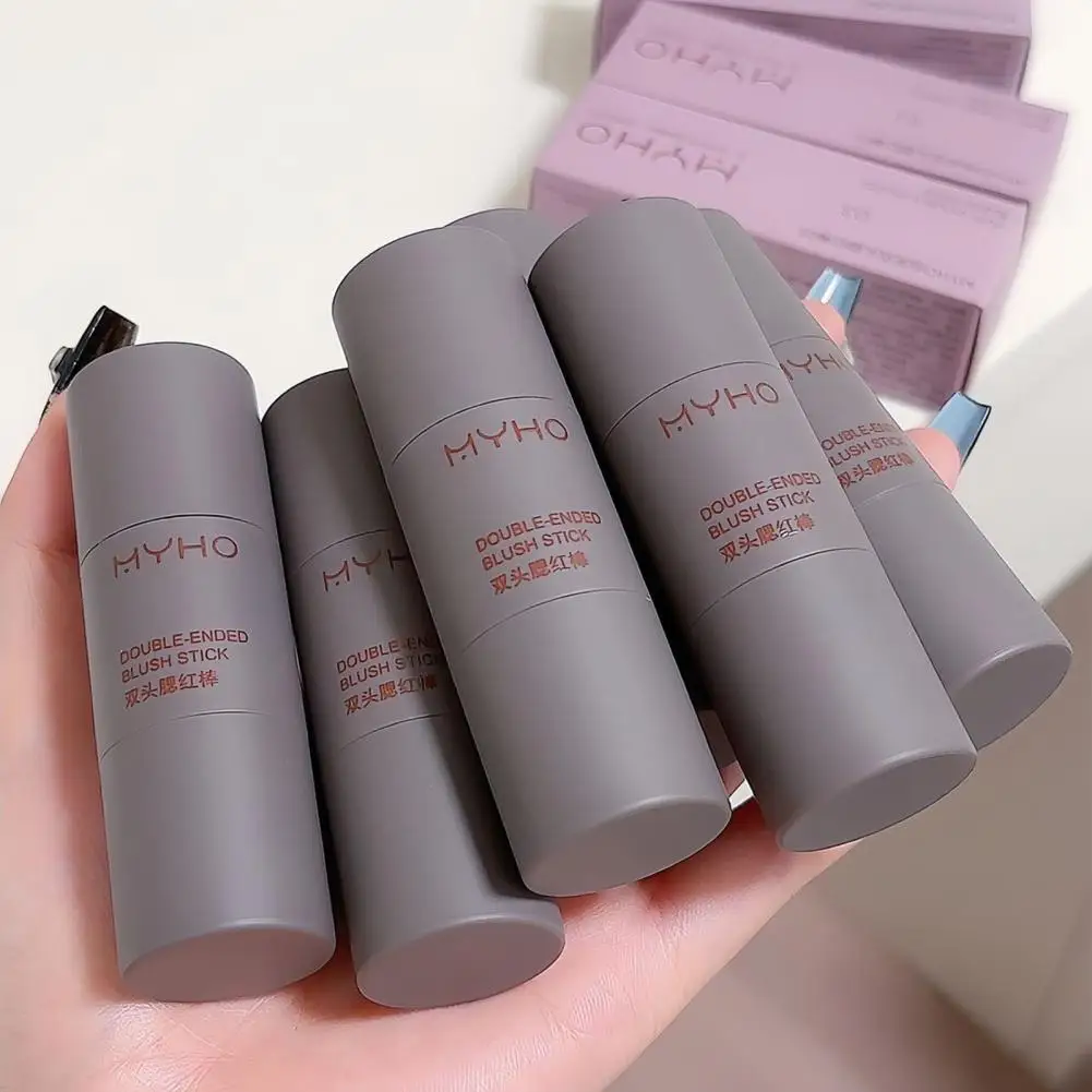 แท่งบลัชออนสองด้านลิปสติกกันน้ำติดทนนานน้ำหนักเบาช่วยให้แต่งหน้าได้ง่ายขึ้นคอนซีลเลอร์น้ำหนักเบา