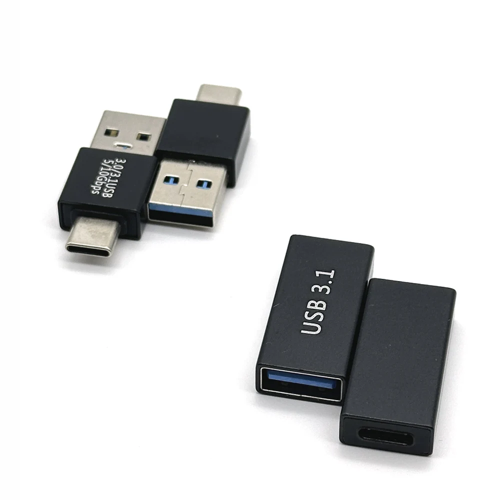 Imagem -06 - tipo c para Usb 3.0 Adaptador Conversor Masculino e Feminino Otg Conector 100 Pcs