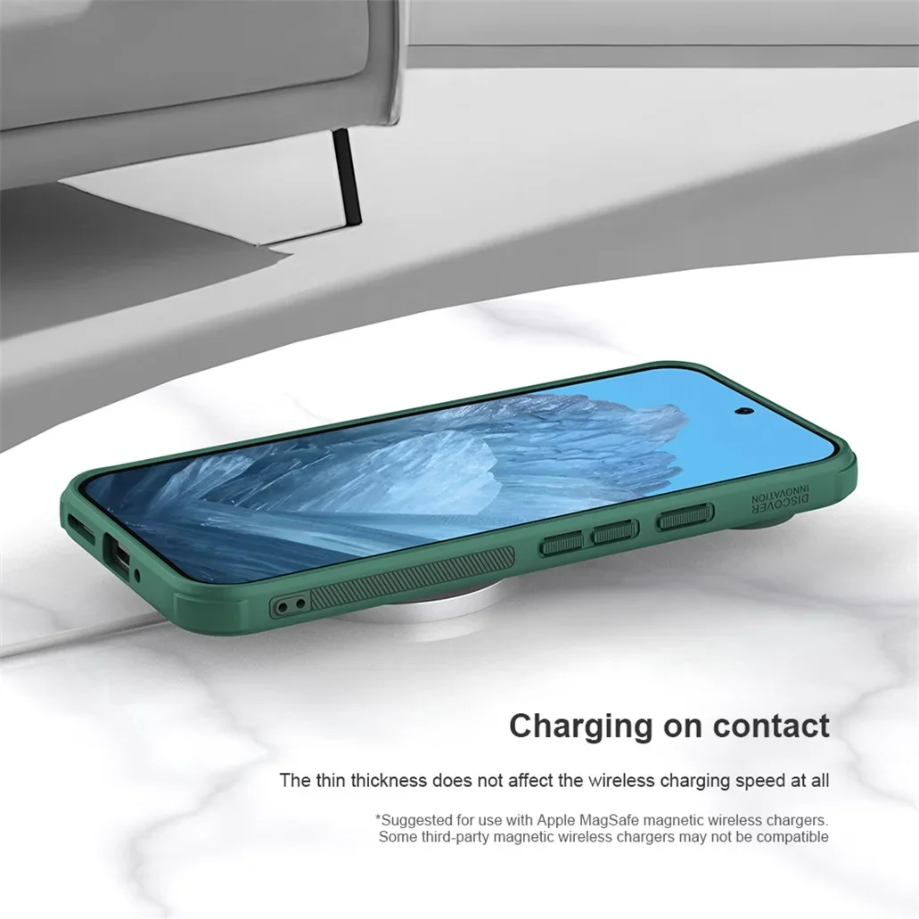 Nillkin For Google Pixel 9 Pro /9 Pro XL MagSafe Case Frosted Shield Pro Magnetic Case Soft TPU Frame PC Cover For Google Pixel9 image 5