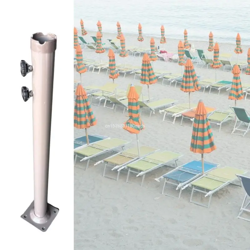 Base support résistante aux intempéries, poteaux parapluie, accessoire support pour le bord piscine, confort,