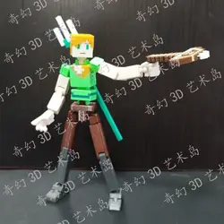 3D Printing Alex Multi-joint Movable Assembly Finished Model Toy