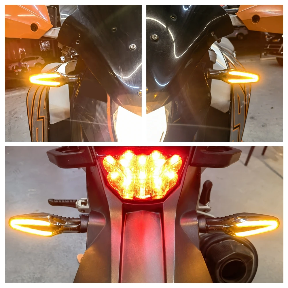 2024 LED Turn Signal Light For Husqvarna Enduro701 Vitpilen 401 701 2016+ Motorcycle Flashing Indicator Directional Flasher Lamp