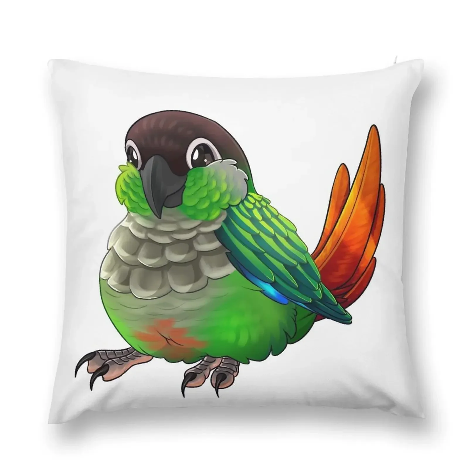 

Green-cheek Conure Throw Pillow Pillow Decor Cushions For Children Bed pillowcases Sofa Cushion Cover pillow