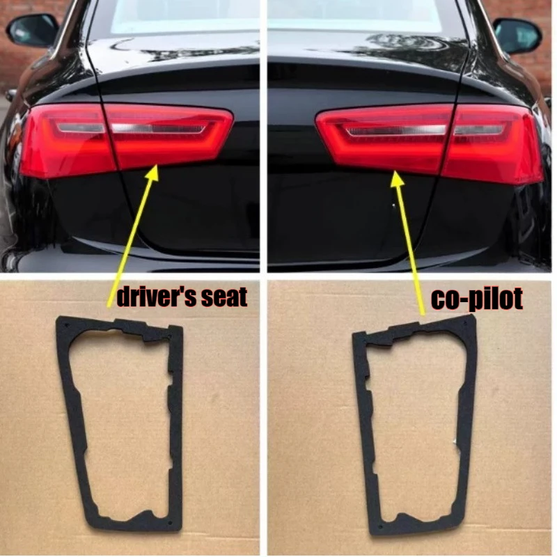 Car Rear Inside Bumper Headlight Tail Light Tail Lamp Sealing Gasket Fit for A6 A6L C7 2012 2013 2014 2015