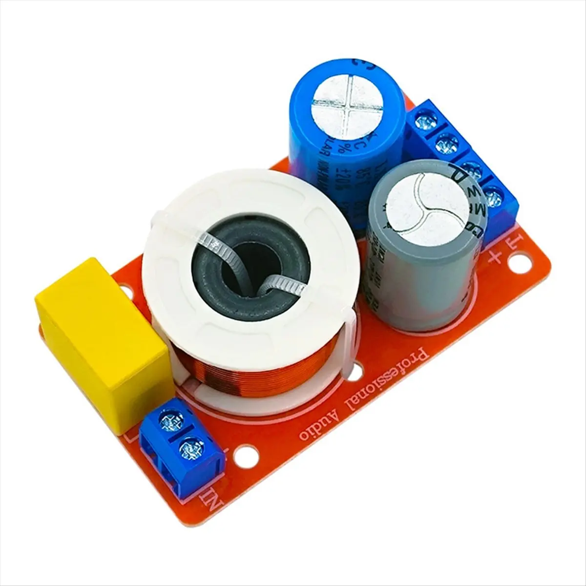 A40I 80W Audio Speaker Crossover High Low Two-Way Audio Crossover Home Speakers Filter for Center Bookshelf Speaker