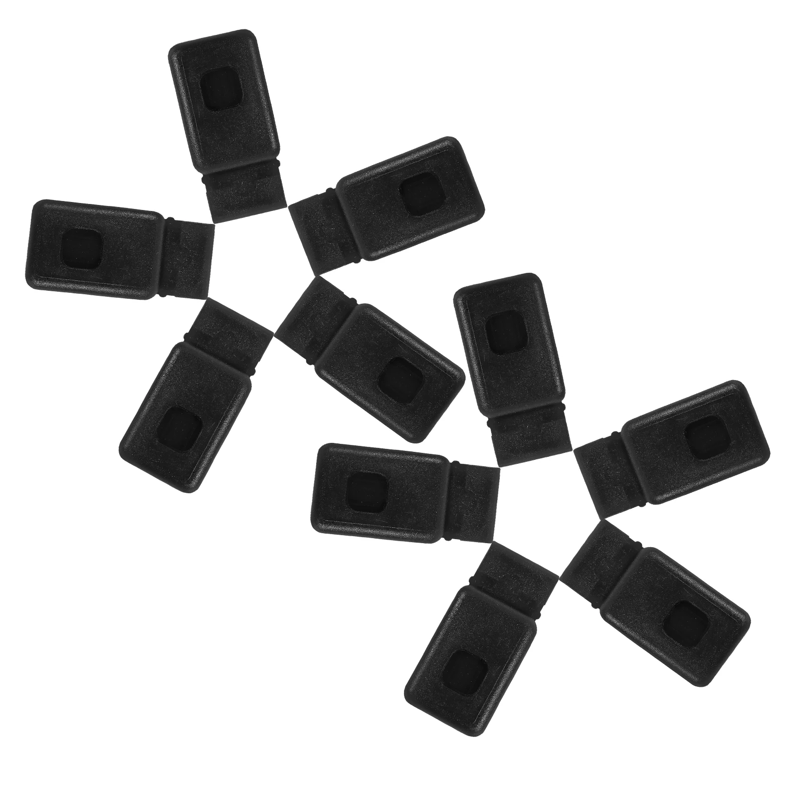 

10 Pcs Glove Box Fasteners Durable Plastic Storage Organizer Trunk Accessories Automotive Black