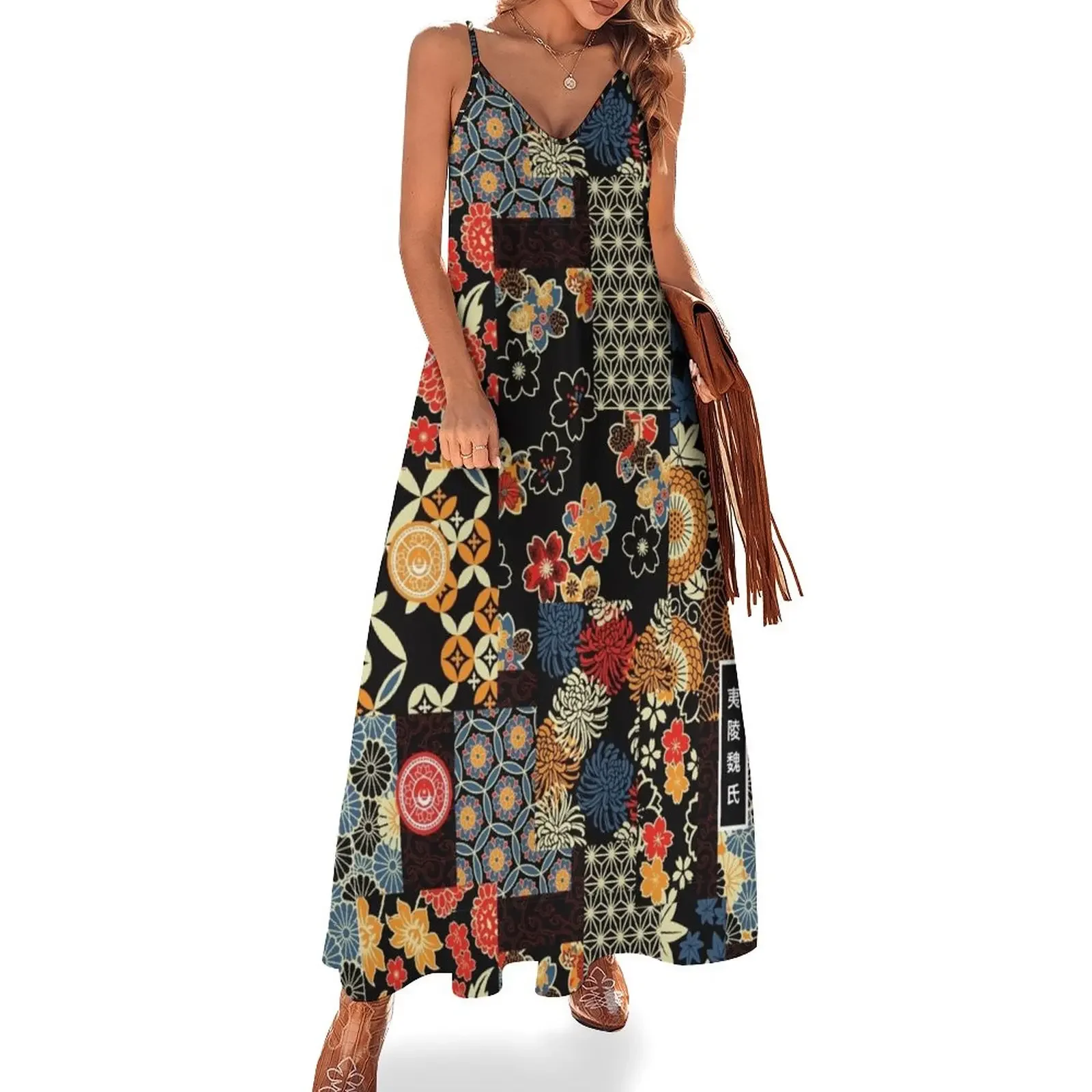 

Yiling Wei Kimono [SEAMLESS] Sleeveless Dress long sleeve dresses Evening gown chic and elegant evening dress Dress