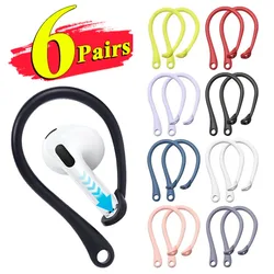 Sport Ear Hooks for Apple AirPods 1 2 3 Pro Eartips Anti-lost Secure Fit Hooks Silicone Wireless Earphone Protective Accessories