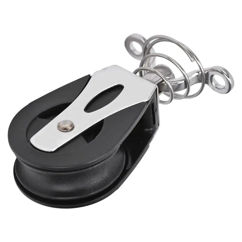 AEE2-Sheave Block Head, 316 Stainless Steel Nylon Pulley For Sailboat, Fitness Equipment, And Marine Sheets