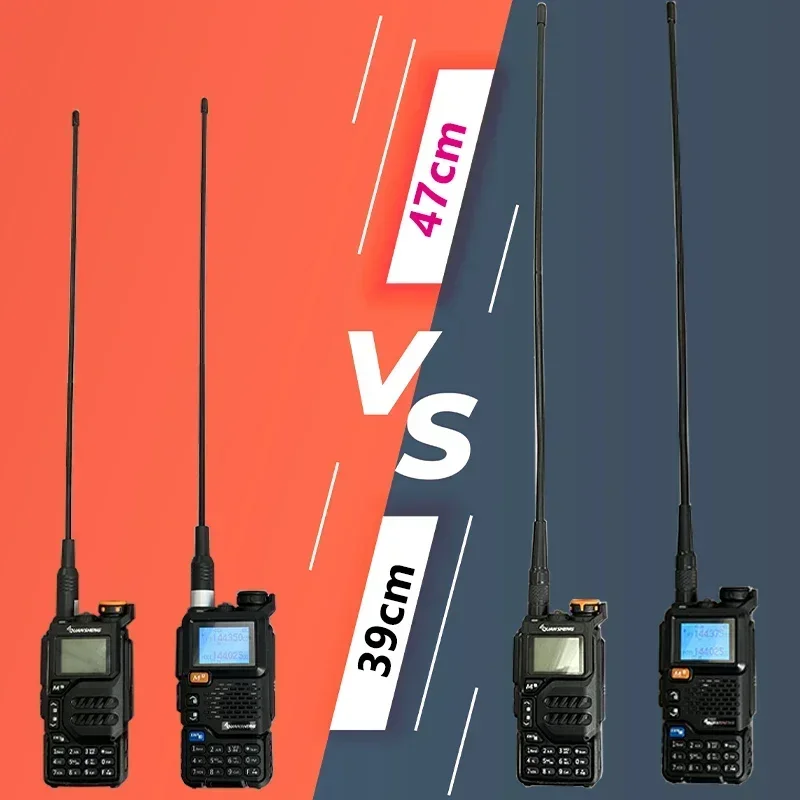 Quansheng、am-771、sma-femaleアンテナ、ラジオアクセサリー、エアバンド、UV-K5、UVK-6、AR-830〜108 mhz用のソフトホイップアンテナ