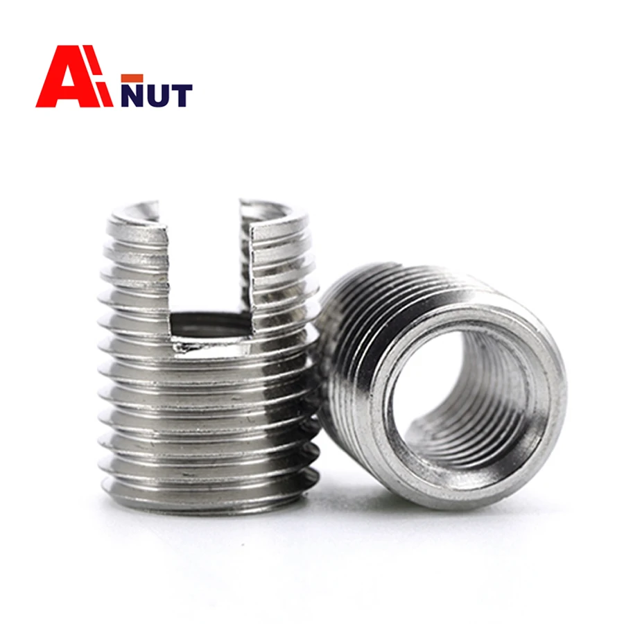 Self Tapping Threaded Insert Screw , Stainless Steel 302 Series Self-tapping Inserts ,G004